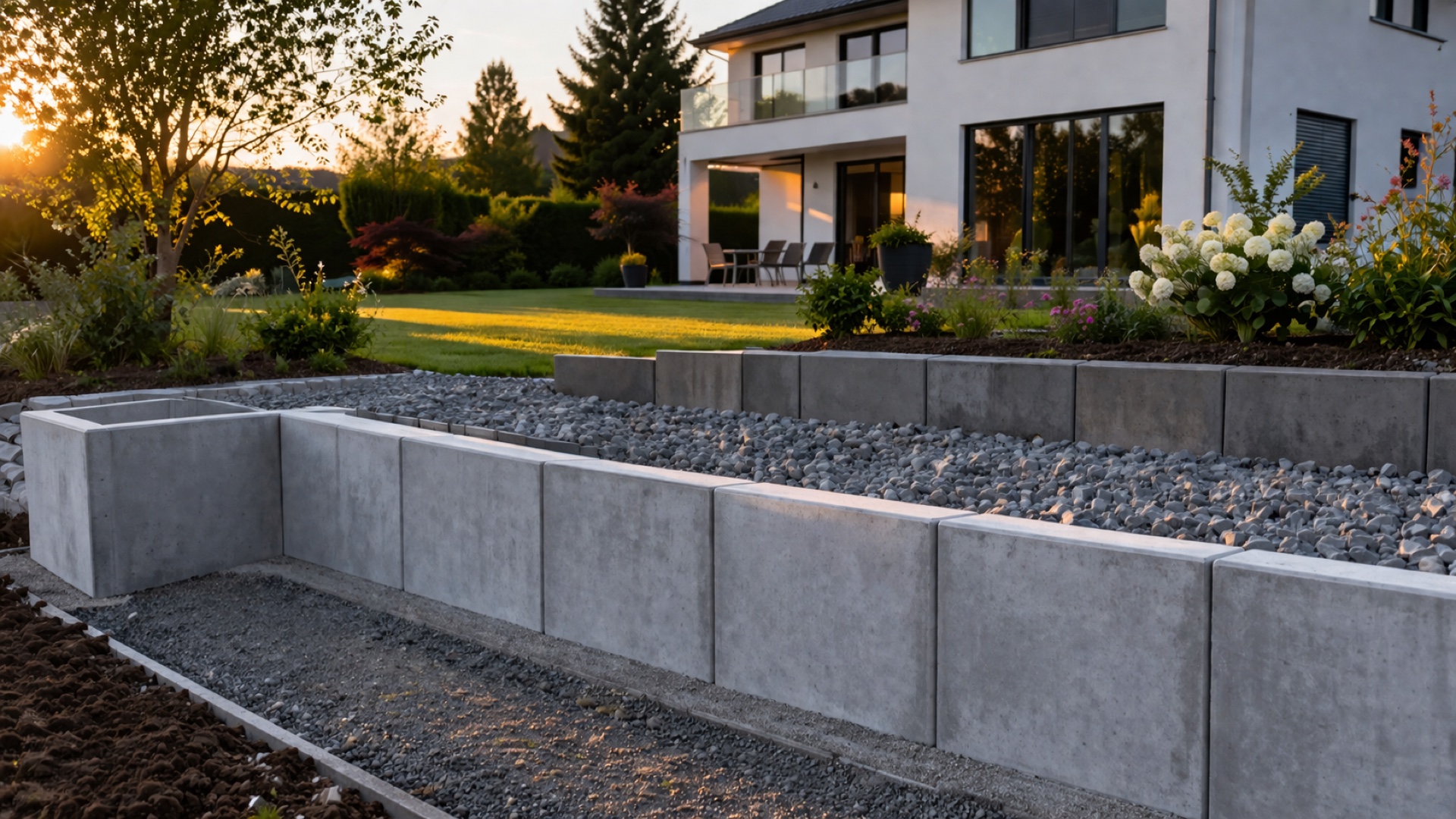 Fertige Außenanlage von Braun Gartenbau